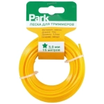 Леска для триммеров Park 3,0мм, 15м, звезда.