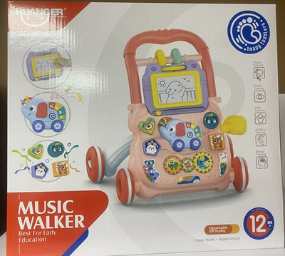 Ходунки-каталка "Веселый слоник" в двух цветах