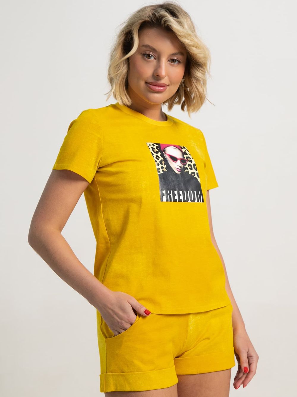 Костюм с шортами Тео (желтый) К15670-50М LT Collection