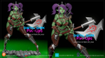 Фигурка Орк девушка ORC GIRL FROM WORLD OF WARCRAFT