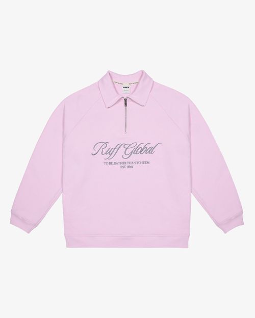 Толстовка Ruff Global Halfzip Sport Jacket розовый
