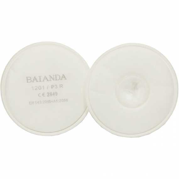 Противоаэрозольный фильтр BAIANDA 1201 P3 R, многоразовый, 1 шт