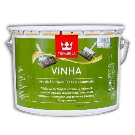 Антисептик кроющий фасадный База А 0,9л Vinha Tikkurila