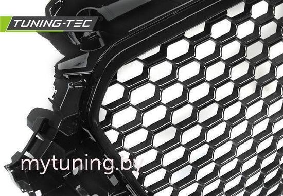 Передний бампер RS3 STYLE GLOSSY BLACK для Audi A3 8V