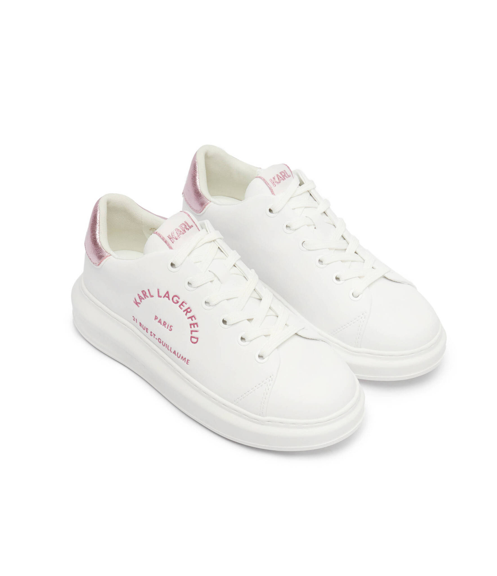 Кожаные кроссовки kapri Karl Lagerfeld - белый(KL62539F)