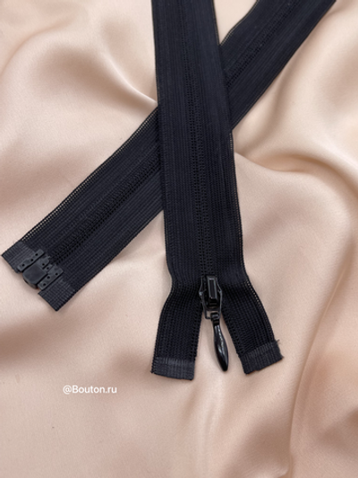 Молния черная потайная разъемная