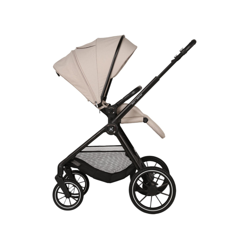 Детская универсальная коляска Adamex NOVA 2в1 - Beige (Бежевый)