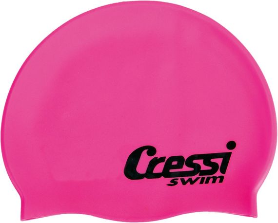 Шапочка для плавания детская Cressi Silicone Cap Kids розовая