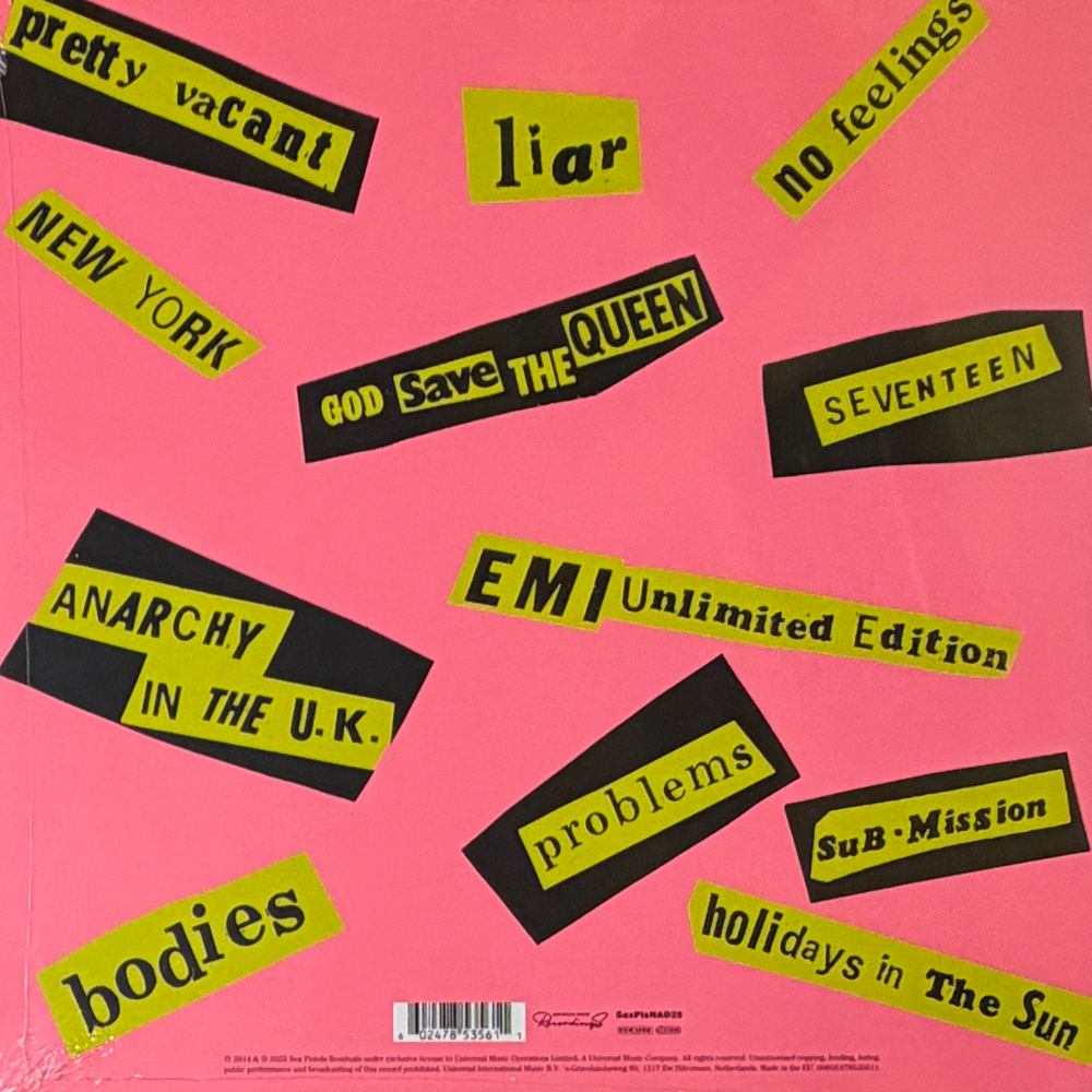 Sex Pistols ‎– Never Mind The Bollocks Here's The Sex Pistols (Европа 2025г.) Clear Т