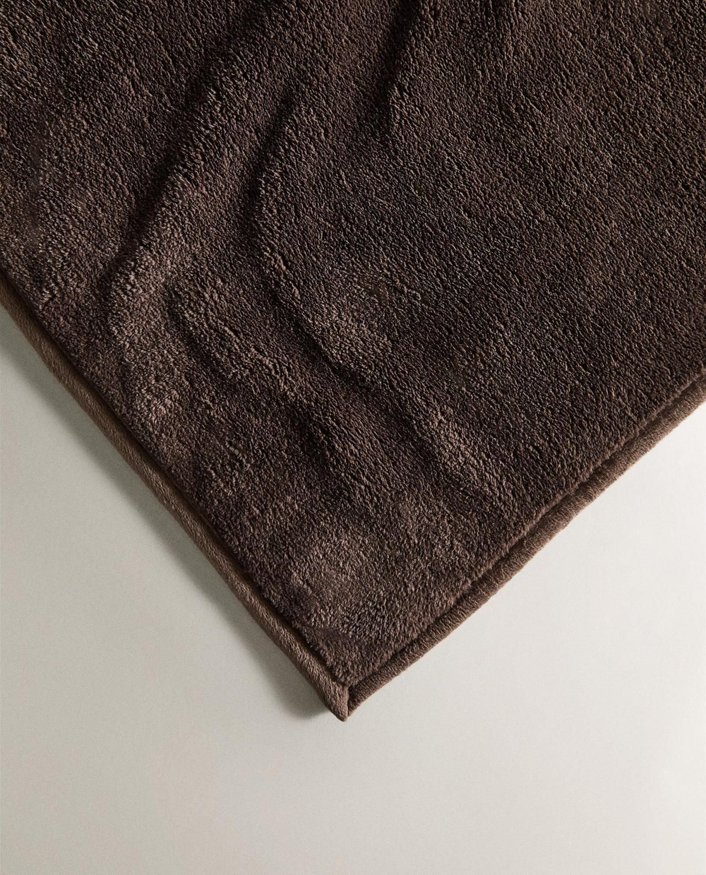 Zara Home - Флисовый плед, коричневый, 220x240 см