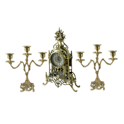 Bello De Bronze Канделябр на 3 свечи из бронзы Асти