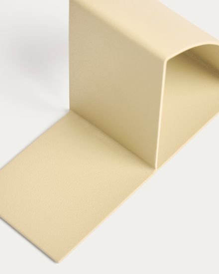 Подставка для книг Mistra бежевого цвета из железа