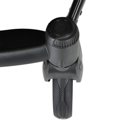 Детская коляска Pituso Confort Plus 2 в 1 27 Цветы+Кожа Тем.Графит