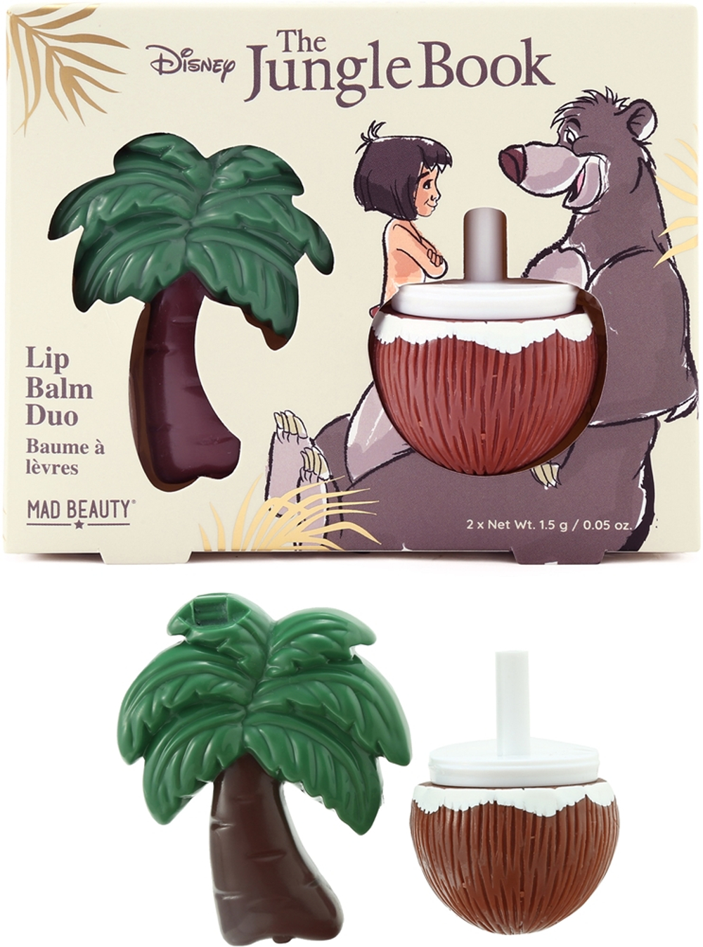 Mad Beauty The Jungle Book Lip Balm Duo - Бальзам для губ, 2 g
