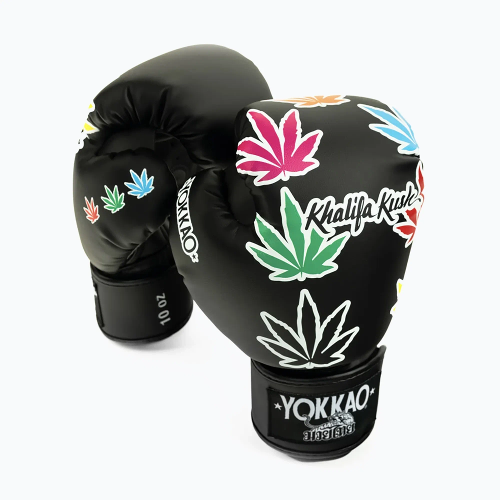 Боксёрские перчатки YOKKAO Khalifa Kush Boxing black