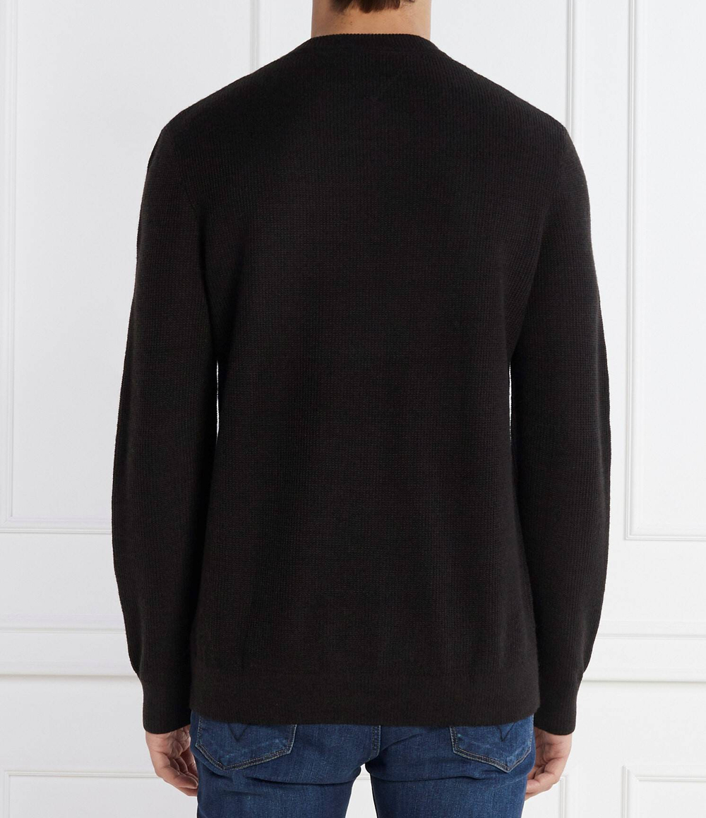 Свитер TJM REG STRCT TONAL FLAG Tommy Jeans - черный(DM0DM18456)