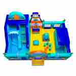 Коммерческий надувной батут «Морское приключение» 11×8,7×6 м