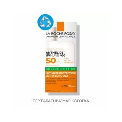 La Roche-Posay Anthelios UVMUNE 400 Oil Control Fluid Солнцезащитный матирующий флюид SPF50+, 50 мл