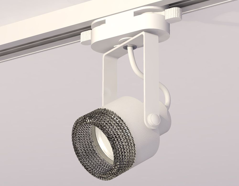 Ambrella Комплект трекового однофазного светильника с композитным хрусталем Track System XT6601061