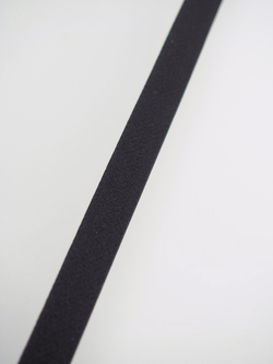 Резинка отделочная черная без фестона ширина 10 мм