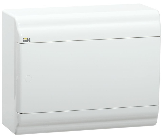 Корпус пластиковый ЩРН-П-9 модулей навесной белый/белая дверь IP41 PRIME IEK