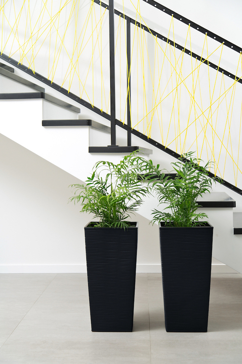 ГОРШОК Д/ЦВЕТОВ FINEZJA DLUTO190Х190 ГРАФИТ МЕТАЛИК LA588-50