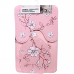 Набор для ванной и туалета 3 пр. «Сакура» ( 2 коврика 50*80+50*40, 1 чехол на крышку унитаза)