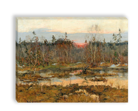 "На охоте", Клевер Ю. Ю., картина для интерьера (репродукция)