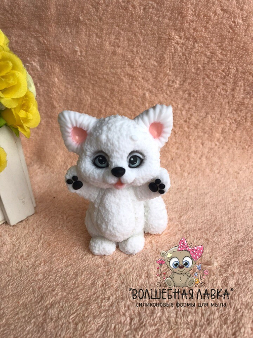 Силиконовая форма Песец