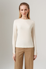 23095 Джемпер женский (молочный)