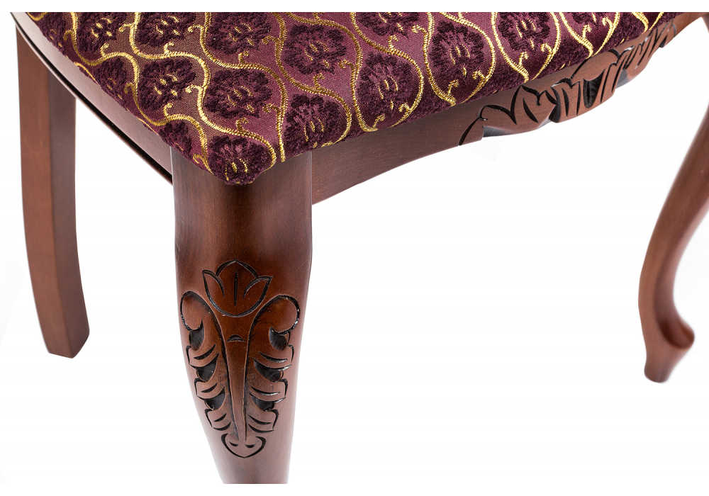 Стул деревянный Woodville Adriano 2 вишня с патиной