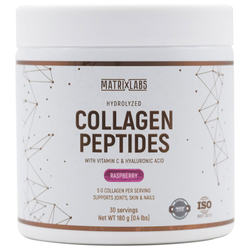 Matrix Labs Hydrolyzed Collagen  Peptides with Vit. C & Hyaluronic Acid (180 гр.) [M]