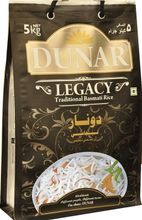 Рис Dunar Basmati Legacy длиннозерный шлифованный 4,54 кг