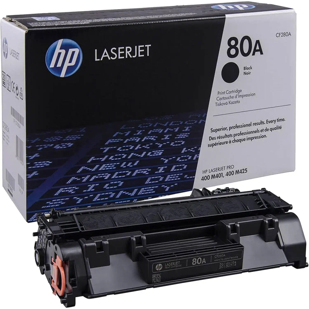 Картридж лазерный HP 80A CF280A чер. для LJ Pro M401/425