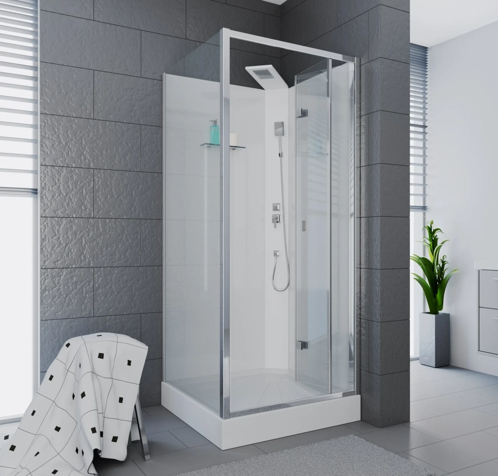 Душевая кабина Ceruttispa (ЧеруттиСпа) BELLA90T, с низким поддоном, 90x90x225