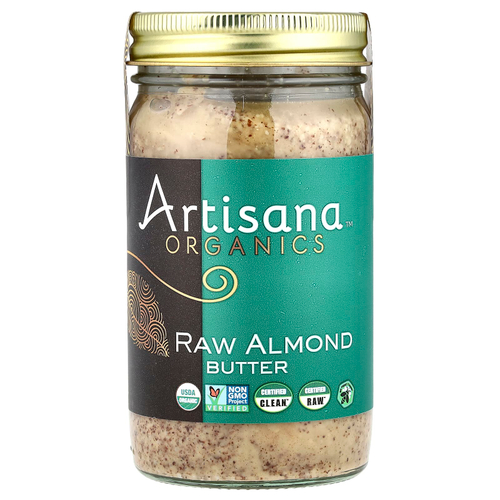 Artisana, Органический чистое миндальное масло, 14 унц. (397 г.)