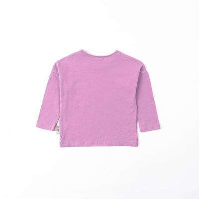 Basic long sleeve T-shirt - Lilac