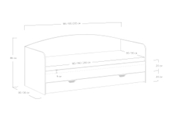 Кровать Martin (90x190)