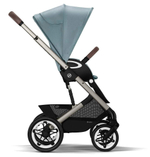 Прогулочная коляска Cybex Talos S Lux TPE Stormy Blue с дождевиком