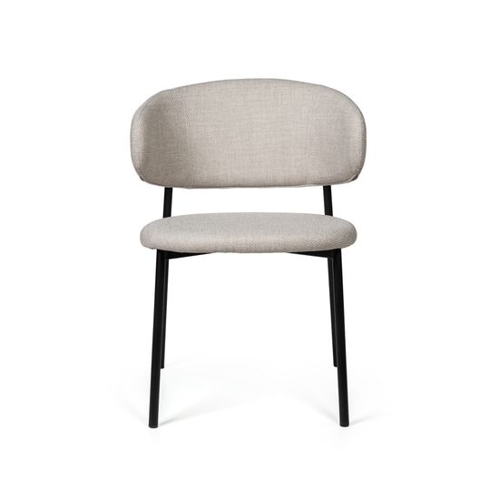 Стул Adele, ткань, светло-серый