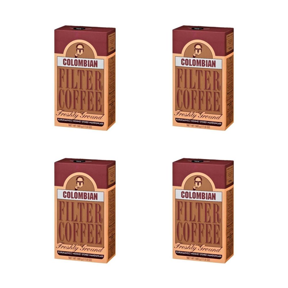 Кофе молотый Mehmet Efendi Colombian Filtre 250 г 4 шт