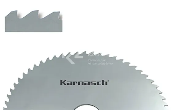 Фреза отрезная Karnasch HSS с A-зубьями, 20×0,2×5 мм, Z=80 A, DIN 1837A, арт. 5.5000.020.020