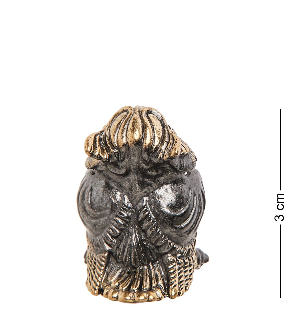 Народные промыслы AM- 595 Фигурка «Филин» (латунь, янтарь)