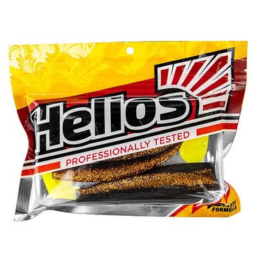 Виброхвост Trofey 5.5'/14см Black Sparkles LT 4шт. (HS-25/1-033) Helios