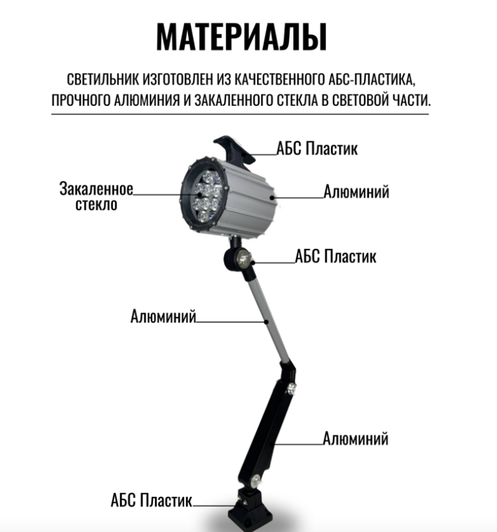 Светильник гибкий 12Вт, 1200Лм, 5500К 24В, IP65
