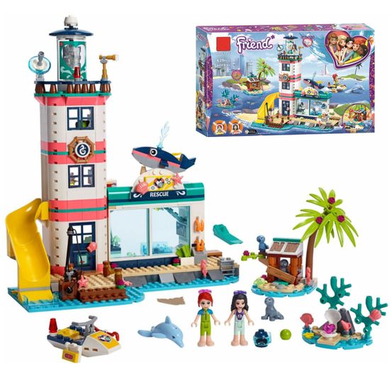 Конструктор Friend "Спасательный центр на маяке" , 639 дет.