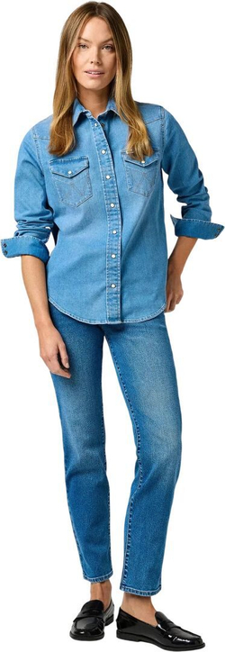 Джинсы Wrangler STRAIGHT URBAN HAZE синий