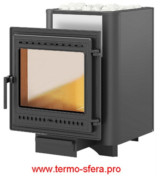 Печь ВЕЗУВИЙ Сенсация 22 Антрацит (505)