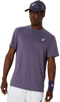 Мужская теннисная футболка Asics Court Short Sleeve - Фиолетовый
