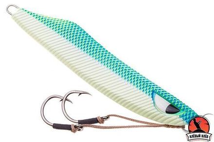 Пилькер ASARI Neo Katans 200гр #03 blue/chartreuse